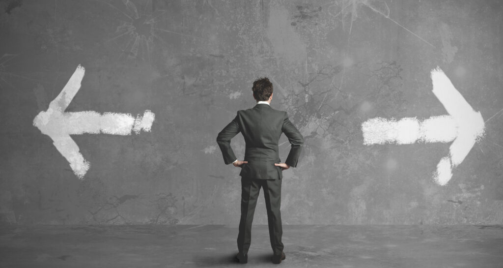Businessman,In,Front,Of,A,Choice