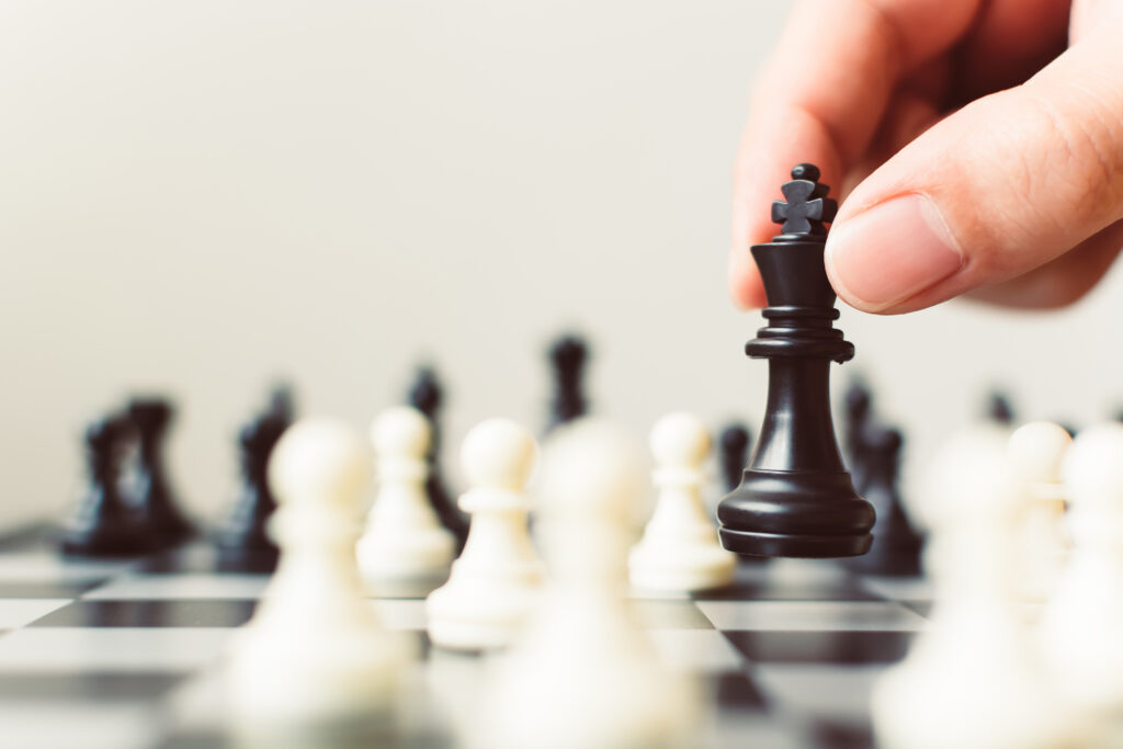 Plan,Leading,Strategy,Of,Successful,Business,Competition,Leader,Concept,,Hand